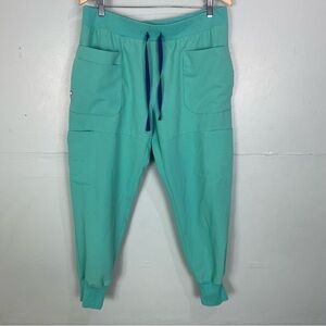 Figs Green Jogger Scrub Pant Sz L